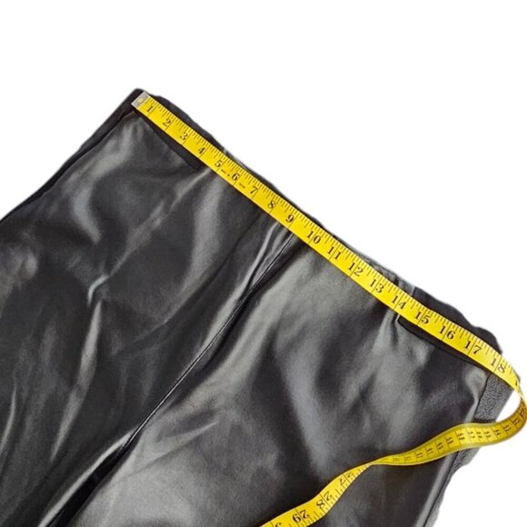 Betabrand Womens Faux Leather Front Stretch Pull On Pants, Black, Size 2XL LONG - Picture 6 of 9